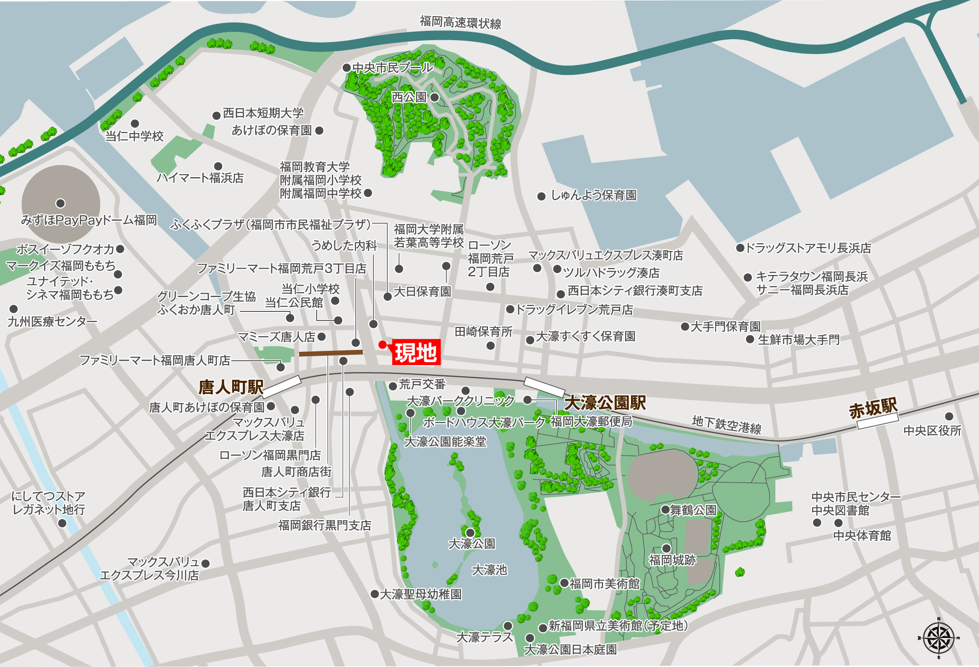 現地案内図